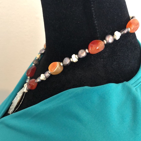 Maple leaf handmade necklace - Picture 6 of 6